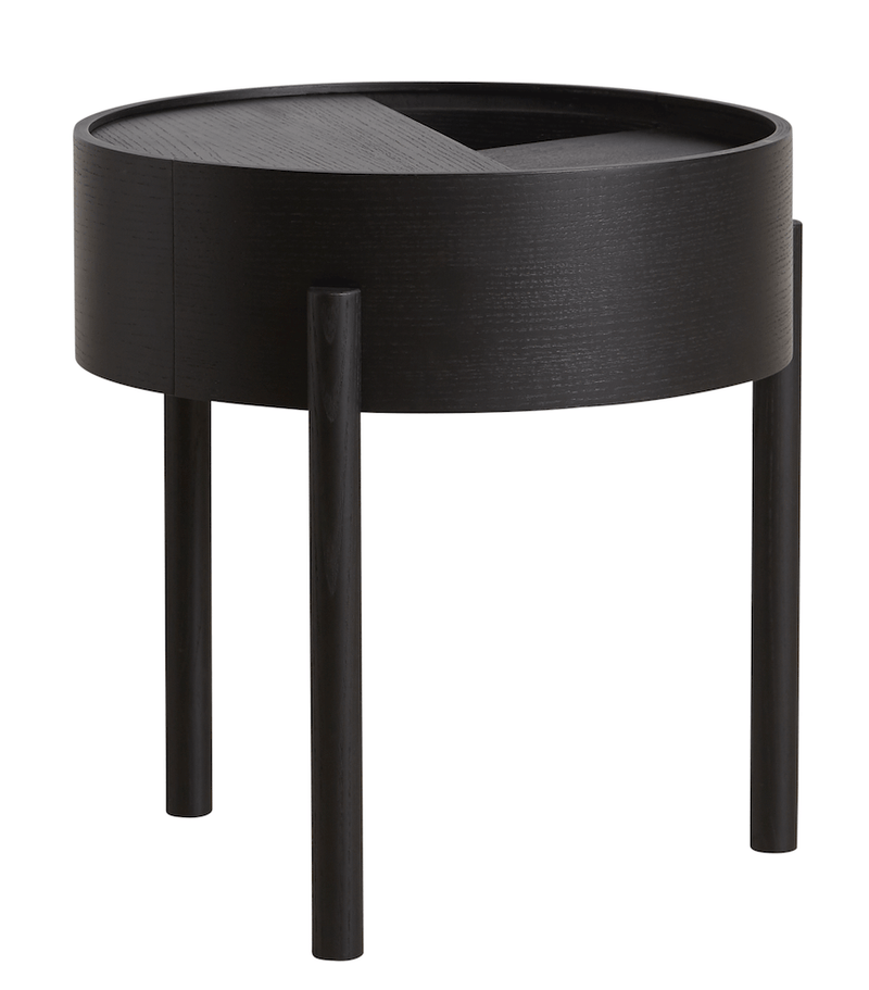 Arc Side Table - Woud - Tables + Desks - Mat Laquered Walnut - HORNE