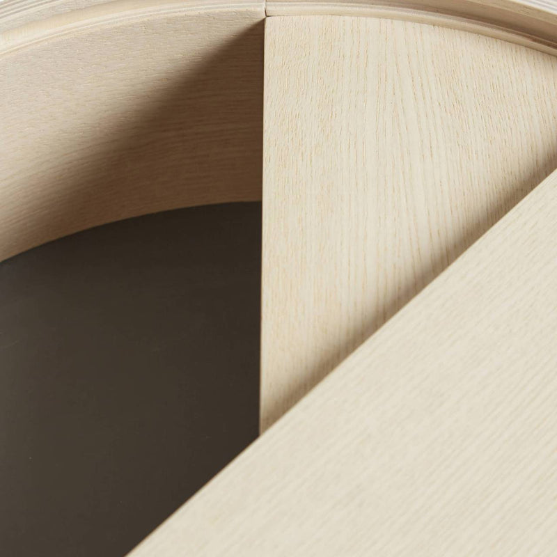 Arc Side Table - Woud - Tables + Desks - Mat Laquered Walnut - HORNE