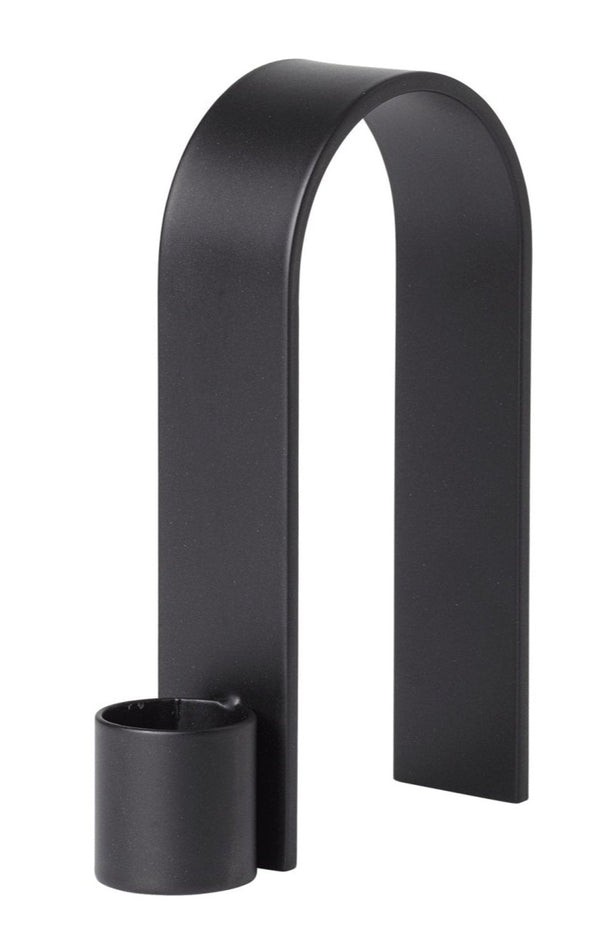 Arch Candleholder - Kristina Dam - Candle Holders - Vol 1 - Black Steel - HORNE