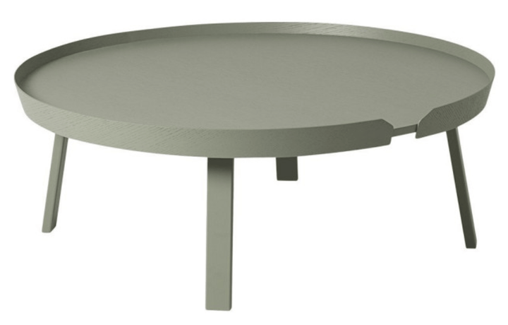 Around Coffee Table - Extra Large - Muuto - Tables + Desks - Dusty Green - HORNE