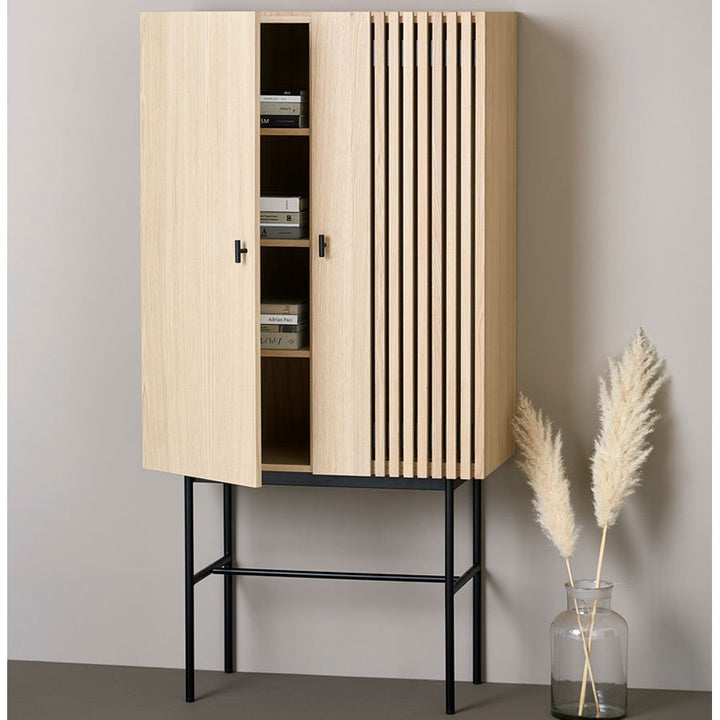 Array Highboard 80 - Woud - Sideboards + Cabinets - Walnut - HORNE