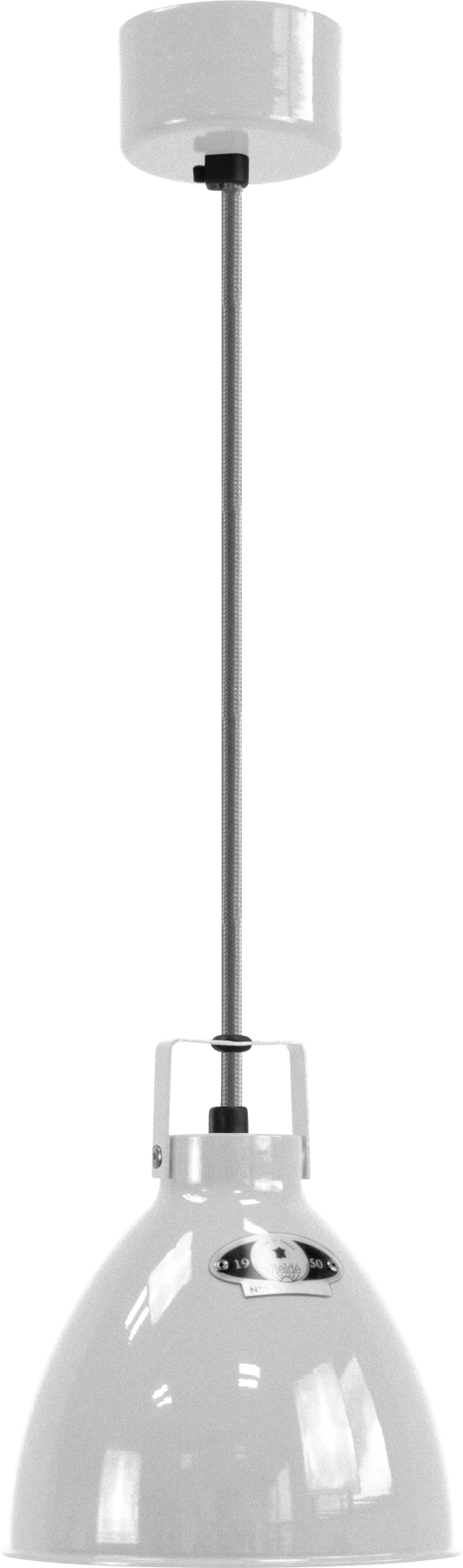 Augustin Pendant - A160 - Glossy Finish - Jielde - Pendants - Silver Grey - RAL9006 - Gold - HORNE