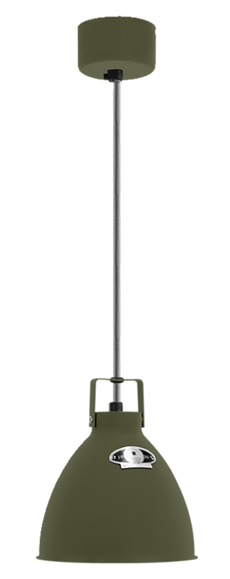 Augustin Pendant - A160 - Matte Finish - Jielde - Pendants - Apple Green - RAL6018 - Gold - HORNE