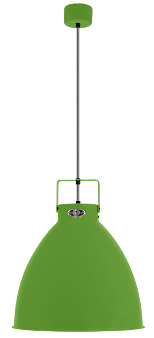 Augustin Pendant - A360 - Matte Finish - Jielde - Pendants - Silver - Apple Green - RAL6018 - HORNE