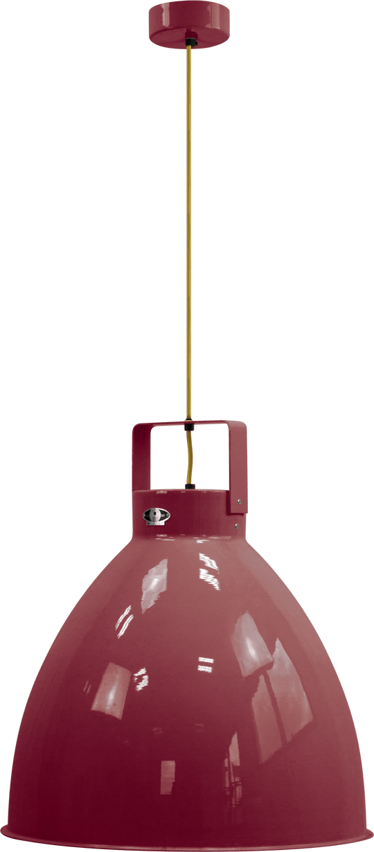Augustin Pendant - A540 - Glossy FInish - Jielde - Pendants - Burgundy - RAL3005 - Gold - HORNE