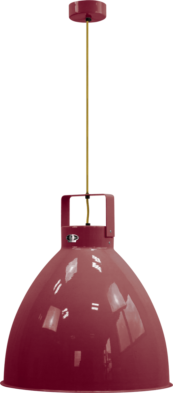 Augustin Pendant - A540 - Glossy FInish - Jielde - Pendants - Burgundy - RAL3005 - Gold - HORNE