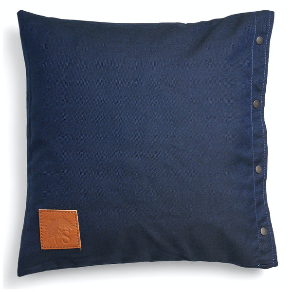 Ava Throw Pillow - Skargaarden - Blankets + Throws + Pillows - Dark Blue - HORNE