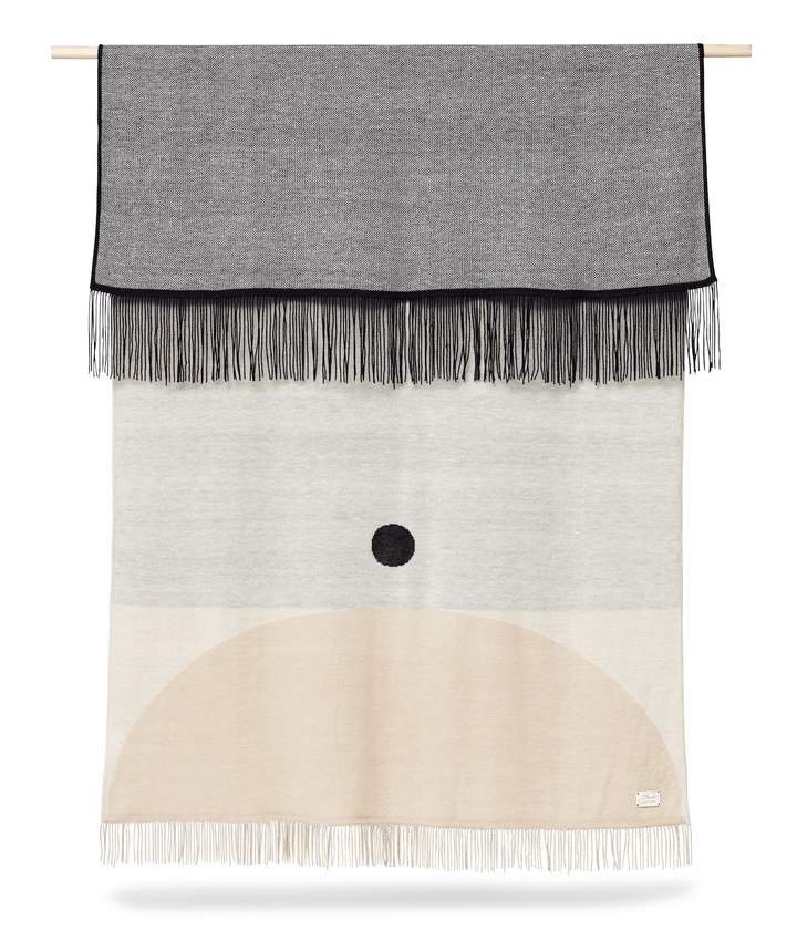 Aymara Plaid Throw - Form + Refine - Blankets + Throws + Pillows - Pattern Cream - HORNE