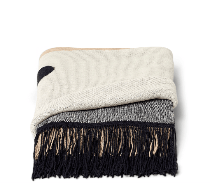 Aymara Plaid Throw - Form + Refine - Blankets + Throws + Pillows - Pattern Cream - HORNE