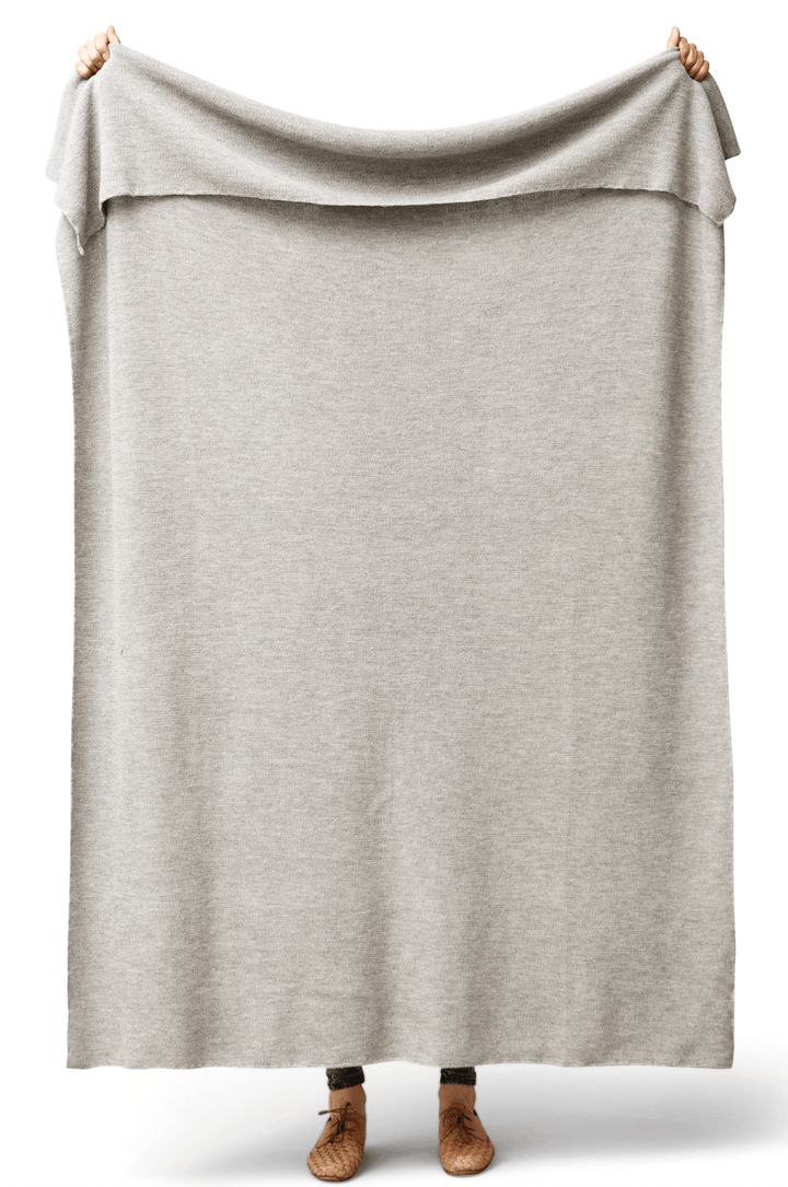 Aymara Plaid Throw - Form + Refine - Blankets + Throws + Pillows - Grey - HORNE