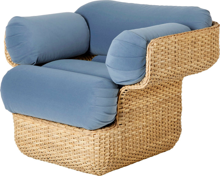 Basket Lounge Chair - Gubi - Chairs - Dedar Belsuede Special FR 133 - HORNE