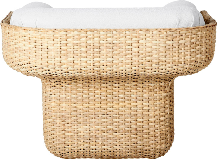 Basket Lounge Chair - Gubi - Chairs - Dedar Belsuede Special FR 133 - HORNE