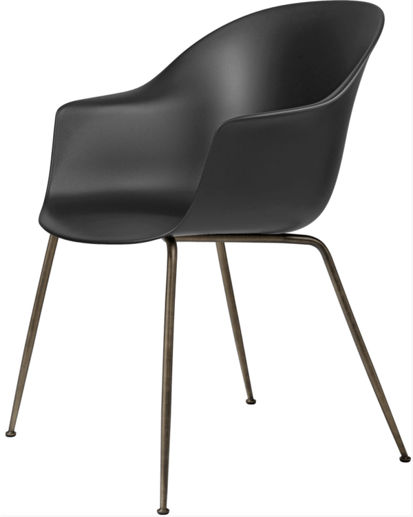 Bat Dining Armchair - Antique Brass Base