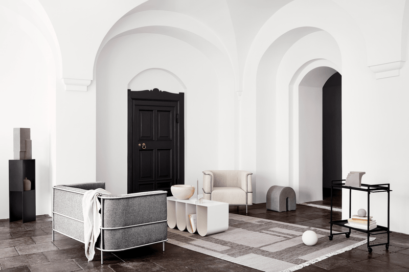 Bauhaus Trolley - Kristina Dam - Trolleys + Carts - Beige - HORNE