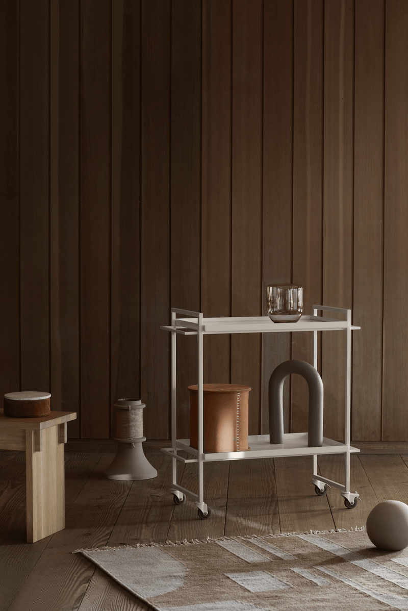 Bauhaus Trolley - Kristina Dam - Trolleys + Carts - Beige - HORNE