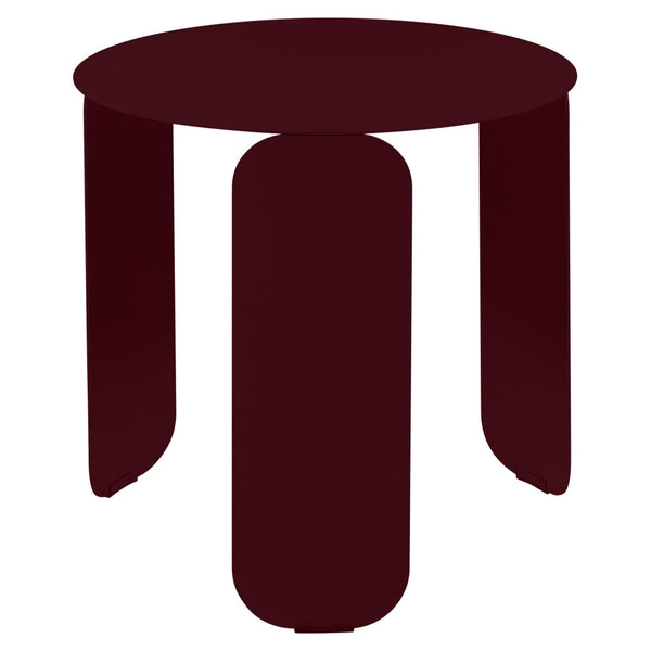 BeBop Low Table Ø18" - Fermob - Tables + Desks - Black Cherry - HORNE