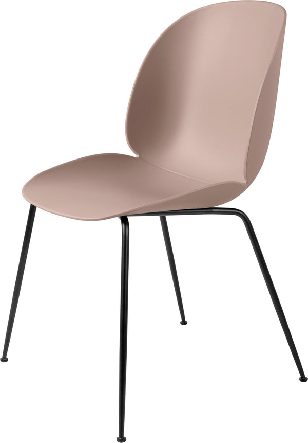 Beetle Shell Dining Chair - Matte Black - Gubi - Chairs - Sweet Pink - HORNE