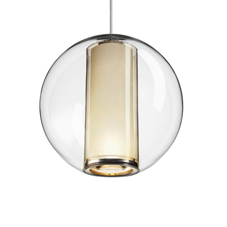 Bel Occhio Chandelier - Pablo Designs - Pendants - 3 Orange Belo Occhio 16's - HORNE