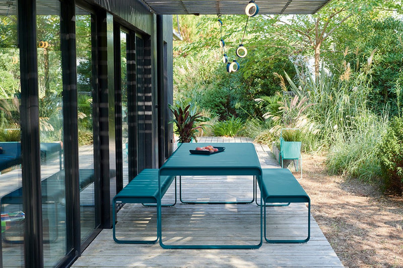 Bellevie Premium Table - Fermob - Outdoor Furniture - Acapulco Blue - HORNE