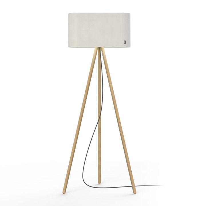 Belmont Floor Lamp - Pablo Designs - Floor Lamps - White - Oak - HORNE