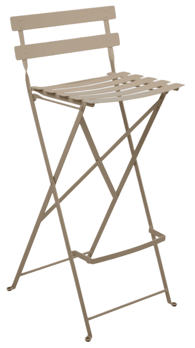 Bistro Bar Stool - Set of 2 - Fermob - Outdoor Furniture - Black Cherry - HORNE