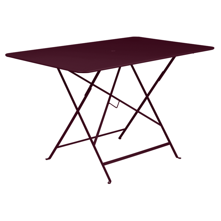 Bistro Rectangular Folding Table - 46" x 30" - Fermob - Outdoor Furniture - Black Cherry - HORNE