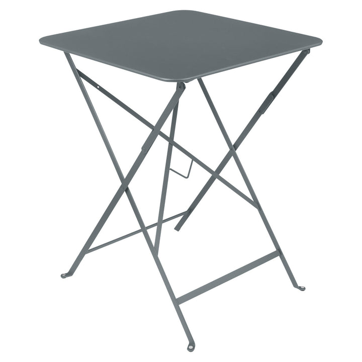 Bistro Square Folding Table - 22" x 22" - Fermob - Outdoor Furniture - Storm Grey - HORNE