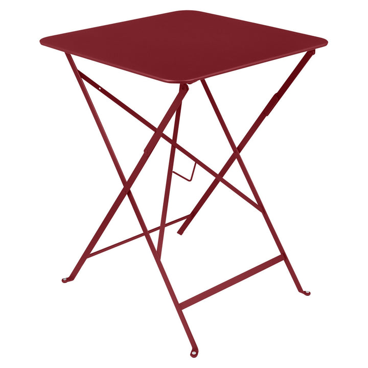 Bistro Square Folding Table - 22" x 22" - Fermob - Outdoor Furniture - Chili Red - HORNE