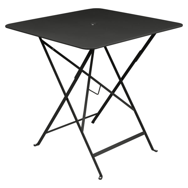 Bistro Square Folding Table - 28" x 28" - Fermob - Outdoor Furniture - Liquorice - HORNE