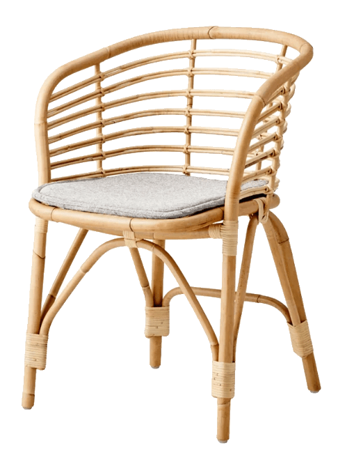 Blend Indoor Chair - Cane Line - Chairs - Natural - Light Grey - HORNE