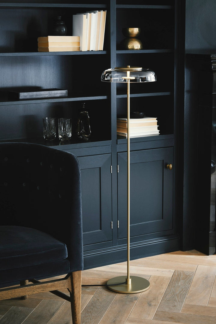 Blossi Floor Lamp - Nuura - Floor Lamps - Black/Opal White - HORNE
