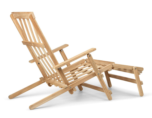 BM5565 Extended Deck Chair - Carl Hansen & Son - Chairs - Add Heritage Papyrus Cushion - HORNE