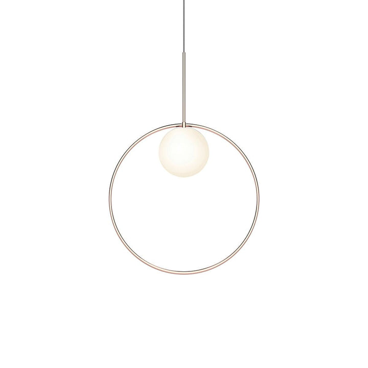 Bola Halo Pendant - Pablo Designs - Pendants - 18"dia Shade - Rose Gold - HORNE