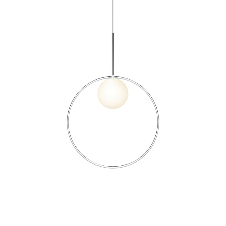 Bola Halo Pendant - Pablo Designs - Pendants - 18"dia Shade - Chrome - HORNE