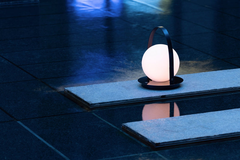Bola Lantern - Pablo Designs - Outdoor Lights - Black/Gunmetal - HORNE