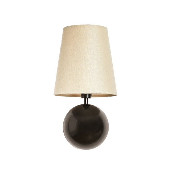 Bole Wall Light - Workstead - Wall Sconces - Black Enamel - Hardwired with Integrated Dimmer - HORNE