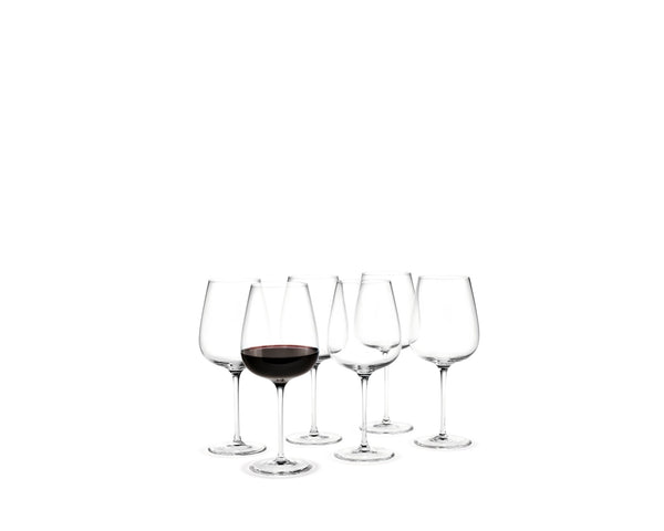 Bouquet Red Wine Glass - Set of 6 - Holmegaard - Wine + Champagne Glasses - HORNE