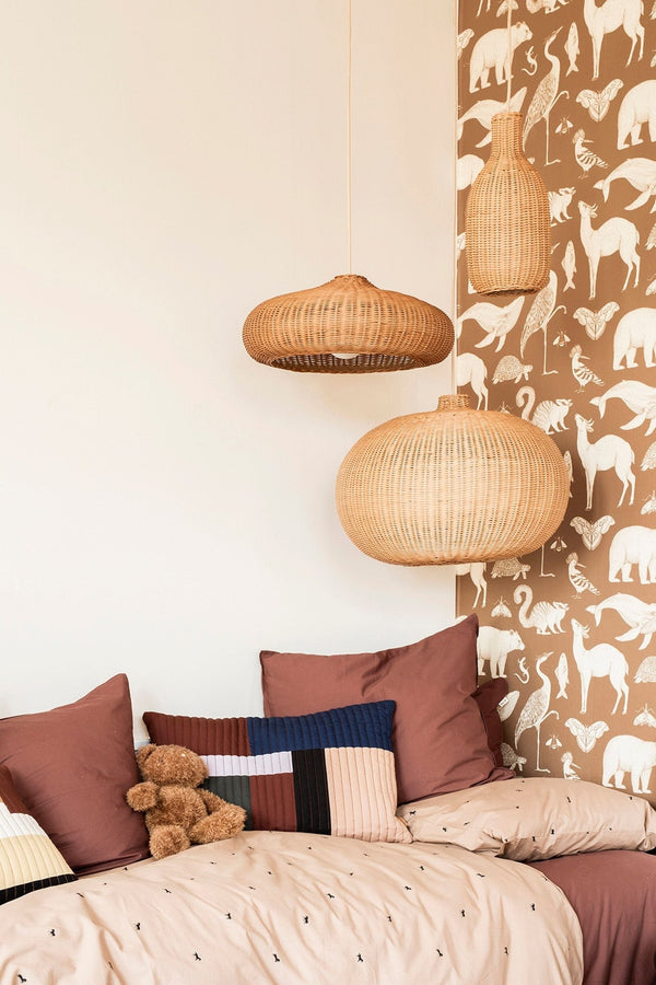 Braided Lampshade - Disc - Ferm Living - Pendants - HORNE
