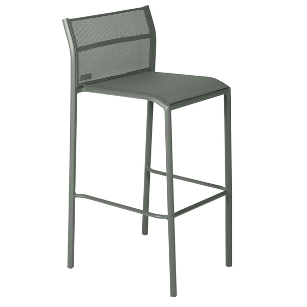 Cadiz High Barstool - Stereo Fabric - Set of 4 - Fermob - Outdoor Furniture - Rosemary - HORNE