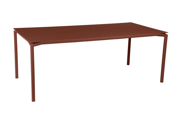 Calvi Table 77" x 37" - Fermob - Outdoor Furniture - Red Ochre - HORNE