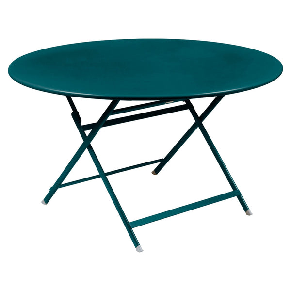 Caractere Round Table 50" - Fermob - Outdoor Furniture - Acapulco Blue - HORNE