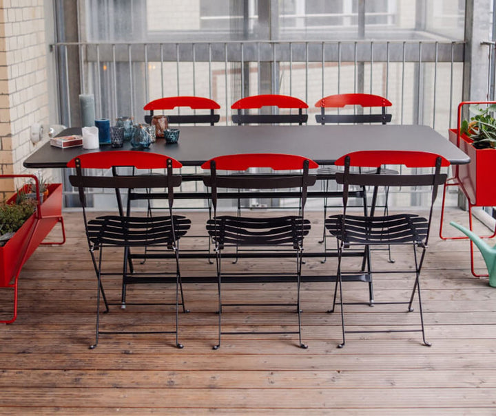 Caractere Table - 36" x 75" - Fermob - Outdoor Furniture - Lapilli Grey - HORNE