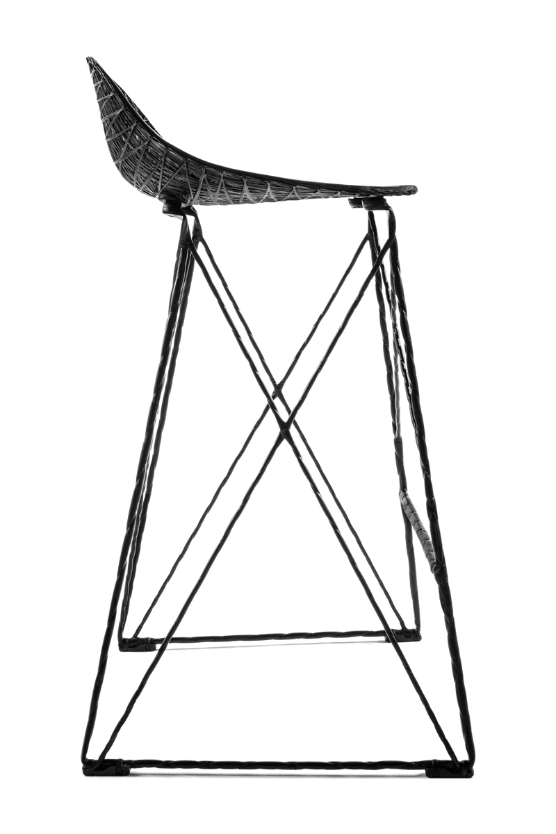 Carbon Bar Stool - Moooi - Stools + Benches + Ottomans - High - HORNE