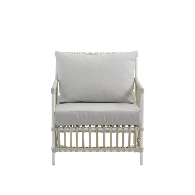 Caroline Lounge Chair - Exterior - Sika Design - Outdoor Furniture - Dove White - Tempotest White Canvas - HORNE