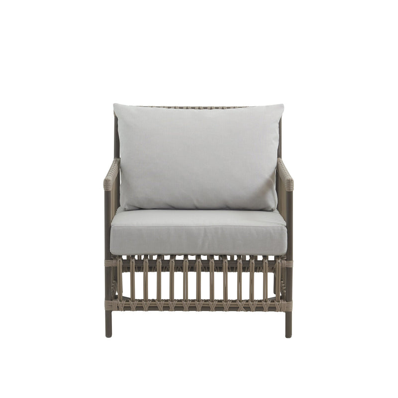 Caroline Lounge Chair - Exterior - Sika Design - Outdoor Furniture - Dove White - Tempotest White Canvas - HORNE
