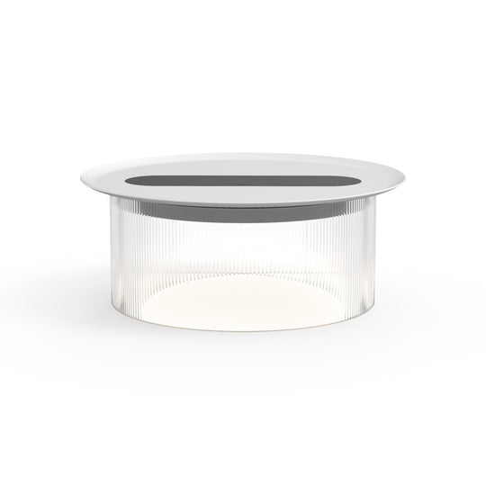 Carousel Table Lamp - Pablo Designs - Table + Task - 4.3" x 12" - Clear - White - HORNE
