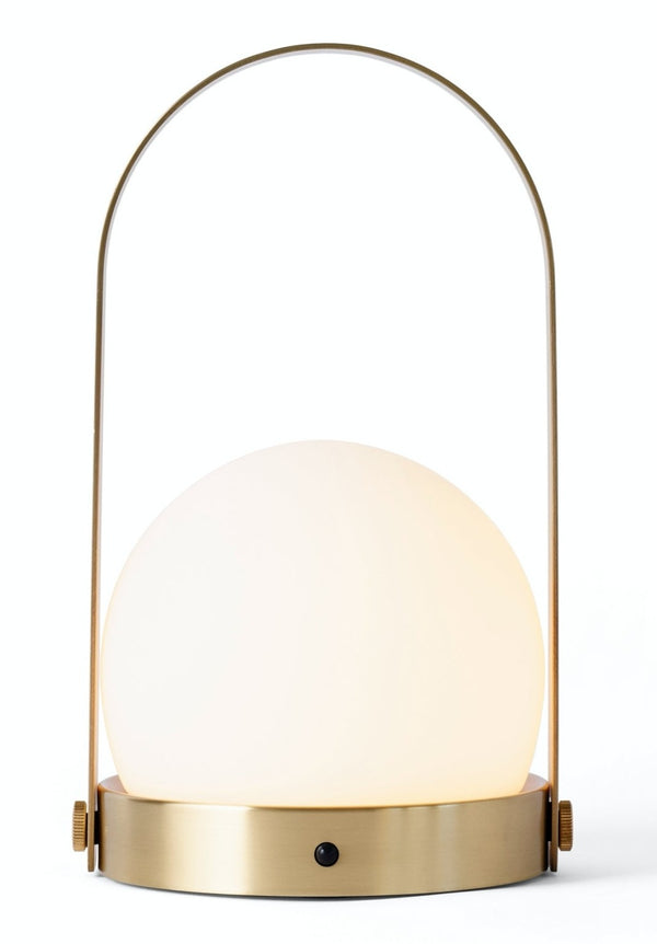 Carrie Portable LED Lamp - Audo Copenhagen - Lighting - Brushed Brass - HORNE