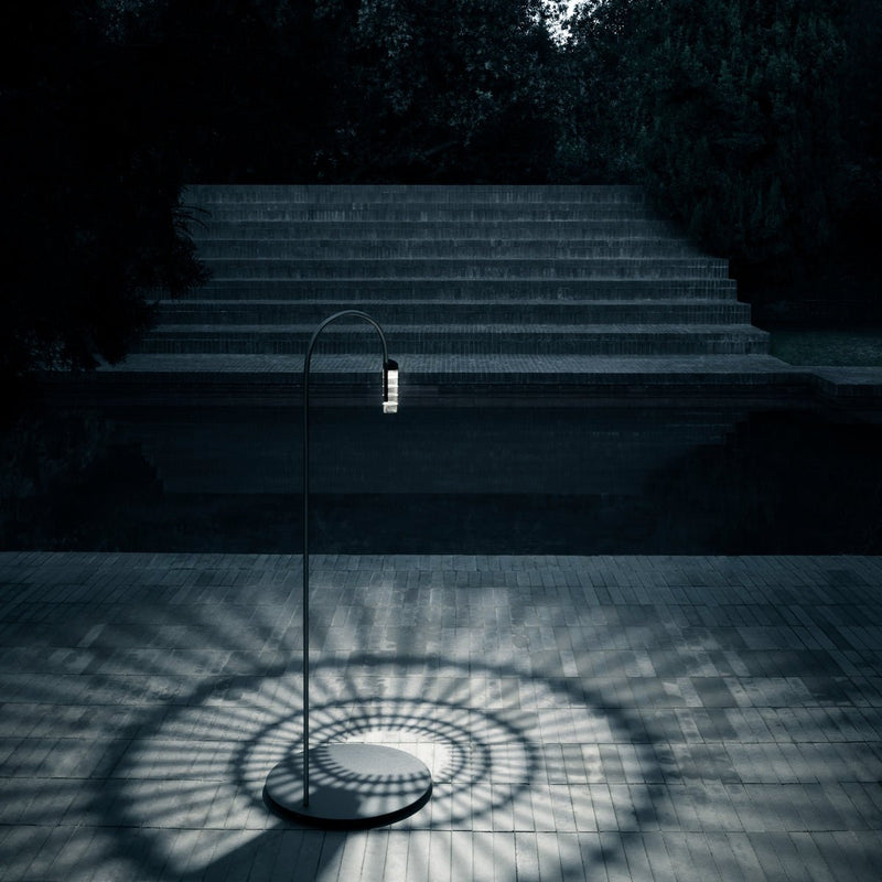Caule Bollard 1 - Nest Shade Floor Lamp - Flos - Floor Lamps - White - 2700K - No Caule Box - HORNE
