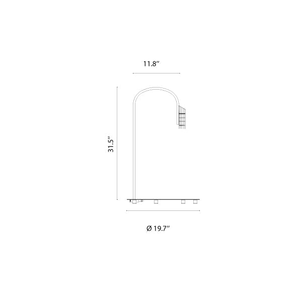 Caule Floor 1 - Nest Shade Floor Lamp - Flos - Floor Lamps - Anthracite - 2700K - HORNE