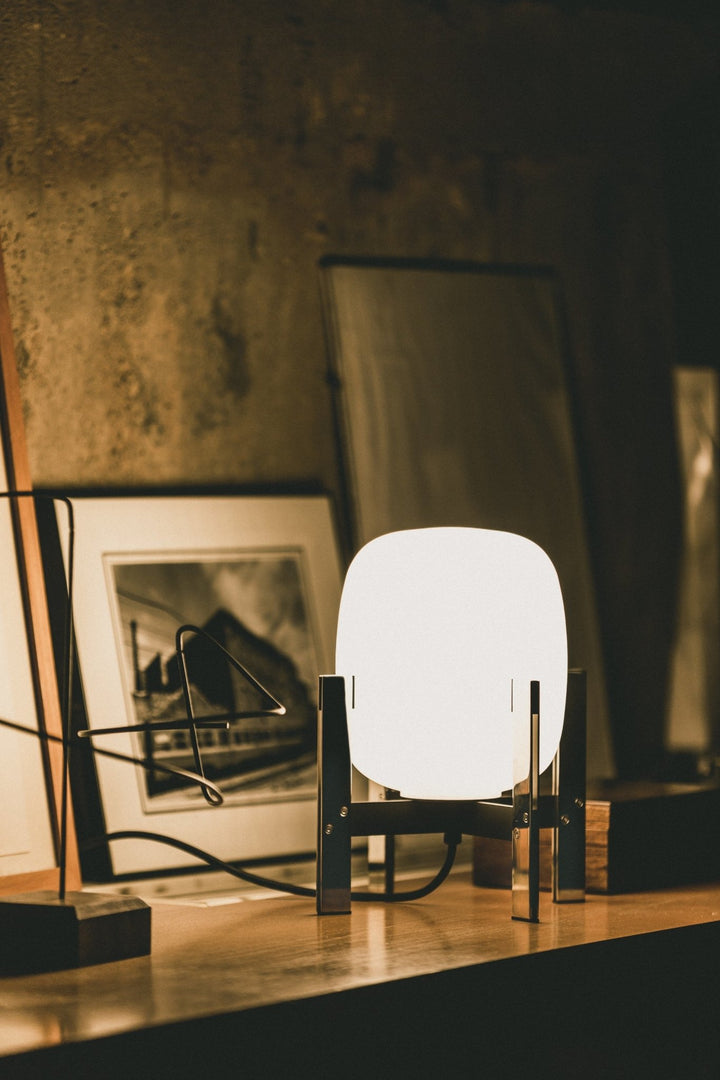 Cesta Metalica Lamp - Santa & Cole - Floor Lamps - Without Leather Handle - HORNE